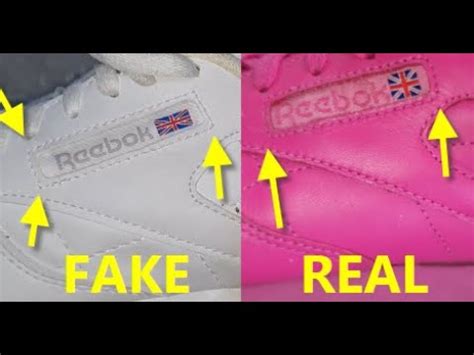 how to tell if reebok shoes are fake|reebok shoe logo check.